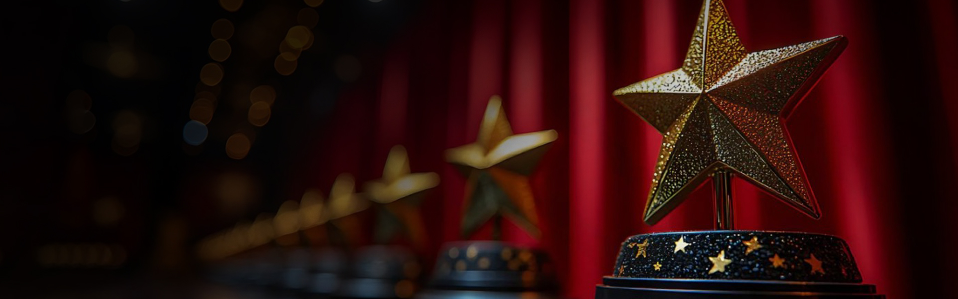 Large outdoor billboards glowing at night