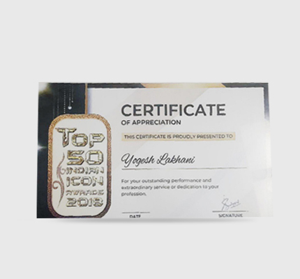 Top 50 India Icon Award 2018